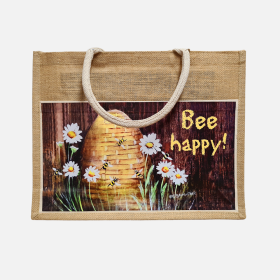 Einkaufstasche Bee happy!